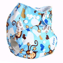 Load image into Gallery viewer, Bear Leader 207 Baby Diaper Cover Wrap Blue Baby Nappy Changing Reusable Baby Cloth Diapers Washable Pool Cover 13 Color