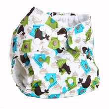 Load image into Gallery viewer, Bear Leader Baby Nappies 2018 Cartoon Unisex One Size Baby Washable Cloth Nappy Reusable Pocket Diaper Suit 0-2 years 3-15kg