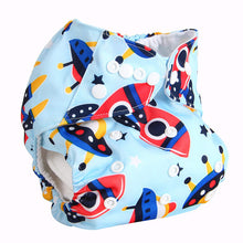 Load image into Gallery viewer, Bear Leader Baby Nappies 2018 Cartoon Unisex One Size Baby Washable Cloth Nappy Reusable Pocket Diaper Suit 0-2 years 3-15kg
