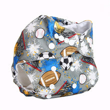 Load image into Gallery viewer, Bear Leader Baby Nappies 2018 Cartoon Unisex One Size Baby Washable Cloth Nappy Reusable Pocket Diaper Suit 0-2 years 3-15kg
