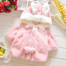 Load image into Gallery viewer, Bear Leader Baby Girls Snow Wear 2018 New Fashion Winter Rabbit Ear Hooded Coat children's cotton clothes winter coat for 6M-2T